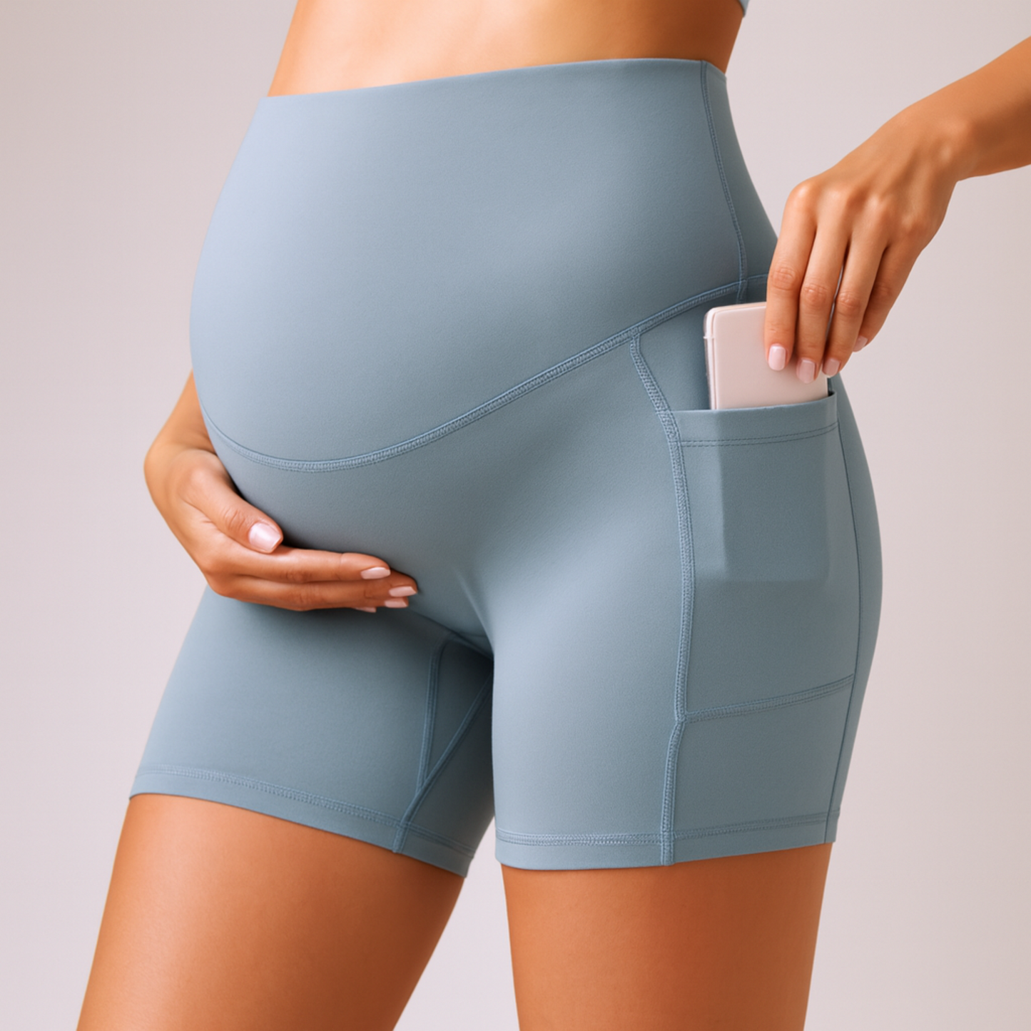 YOGA SHORTS - MATERNITY AND POSTPARTUM