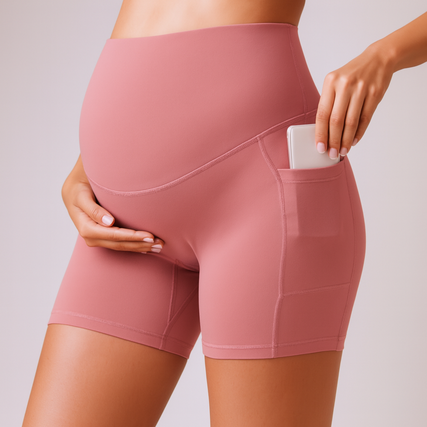 YOGA SHORTS - MATERNITY AND POSTPARTUM