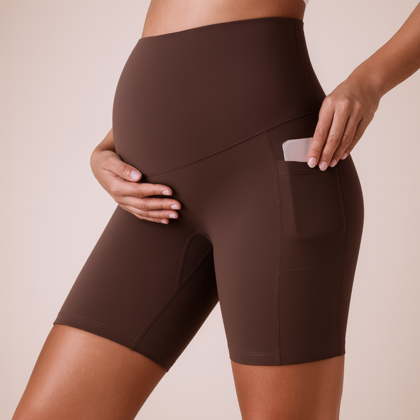 YOGA SHORTS - MATERNITY AND POSTPARTUM