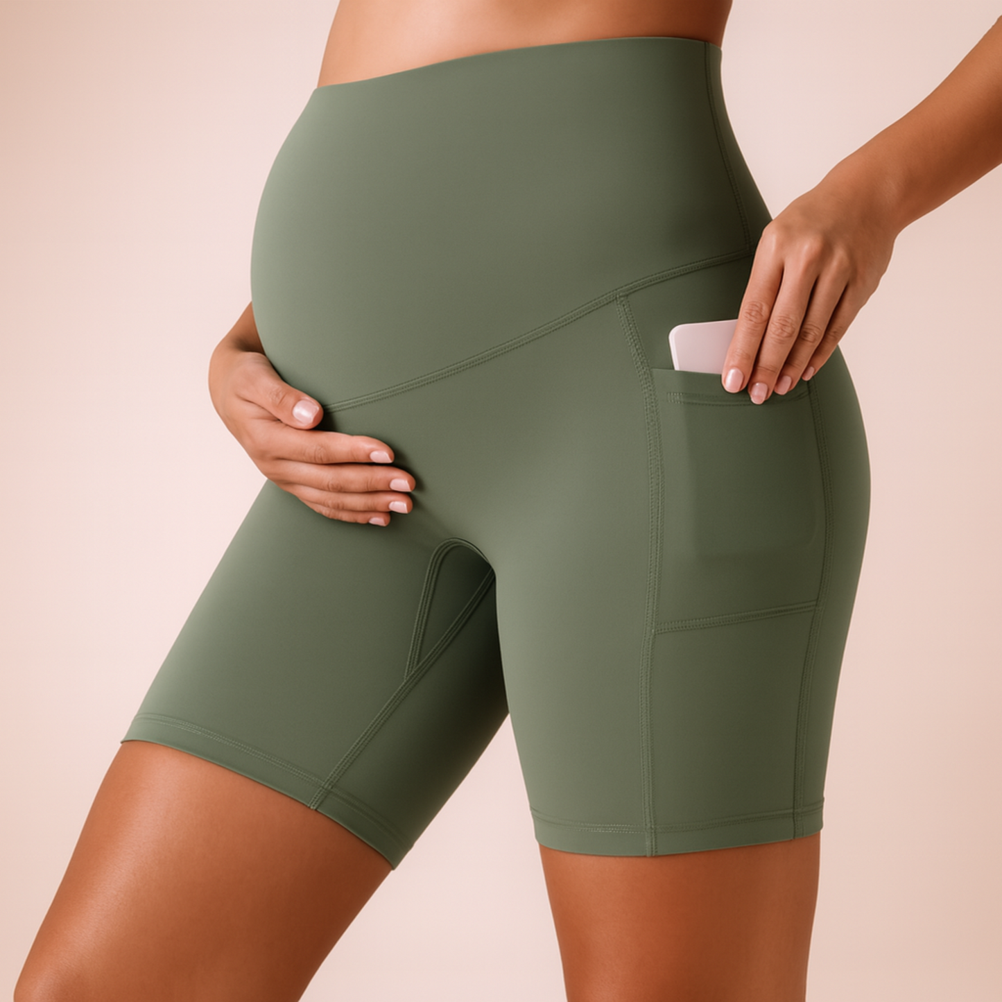 YOGA SHORTS - MATERNITY AND POSTPARTUM