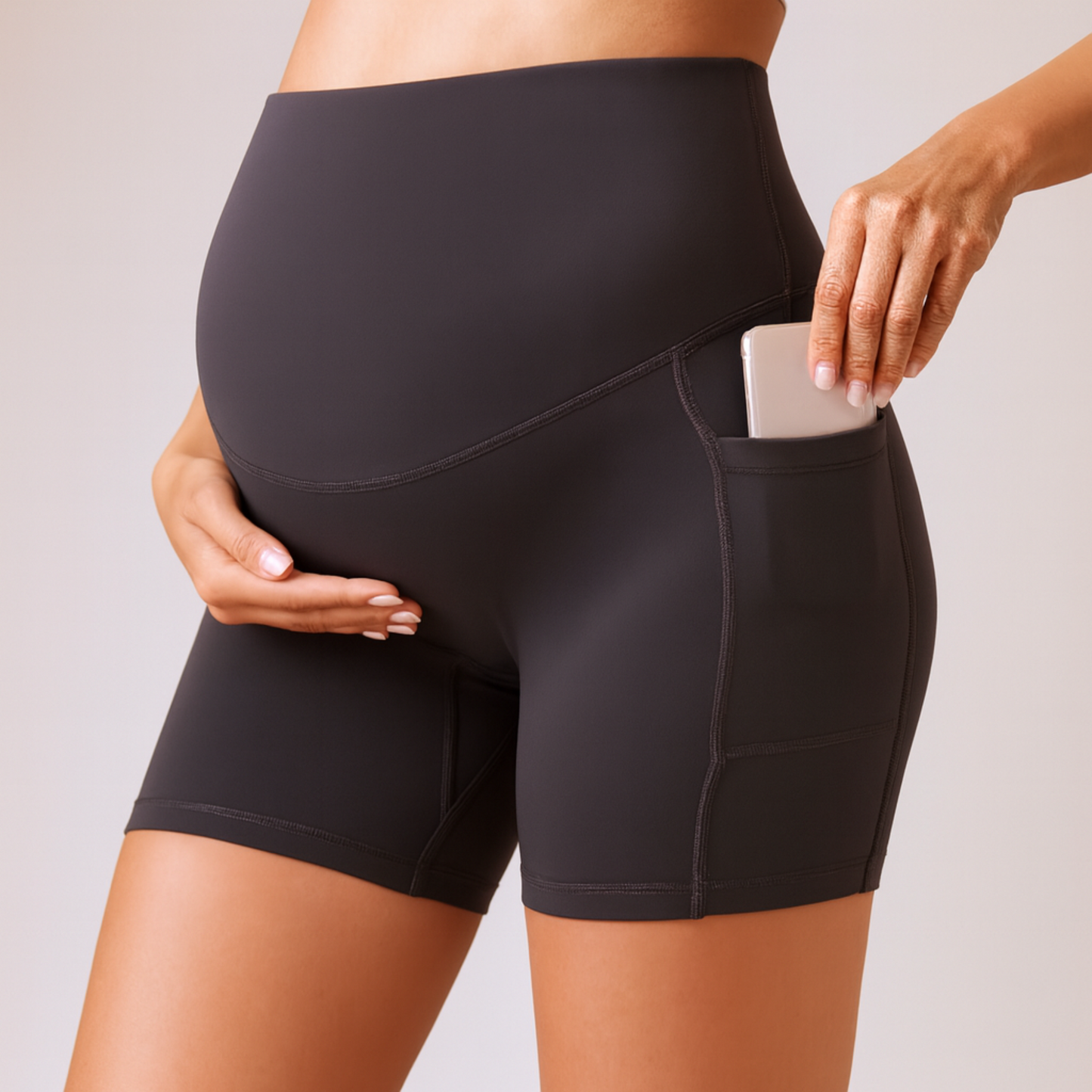 YOGA SHORTS - MATERNITY AND POSTPARTUM