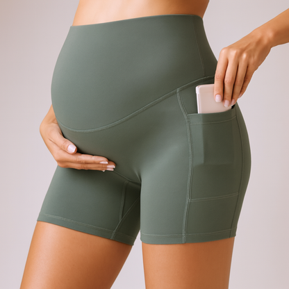 YOGA SHORTS - MATERNITY AND POSTPARTUM