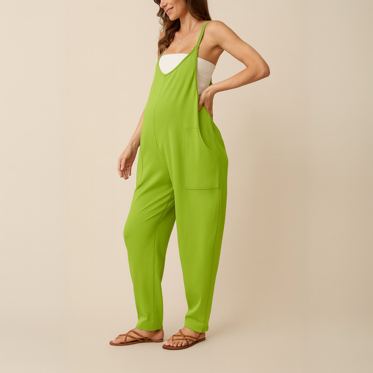 OVERSIZED JUMPSUIT - MATERNITY AND POSTPARTUM