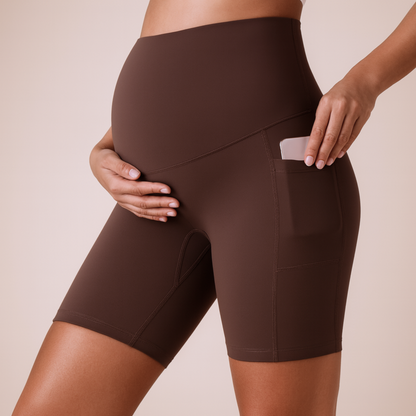 YOGA SHORTS - MATERNITY AND POSTPARTUM