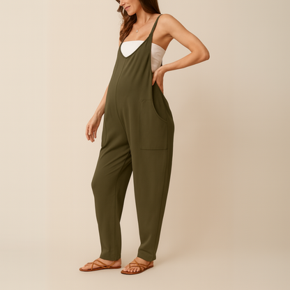 OVERSIZED JUMPSUIT - MATERNITY AND POSTPARTUM