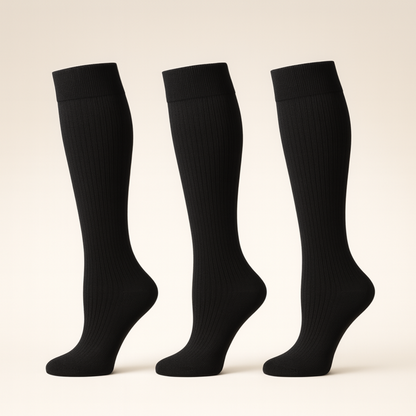 3-PACK COMPRESSION SOCKS - ACHING FEET RELIEF