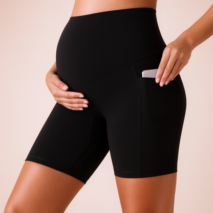 YOGA SHORTS - MATERNITY AND POSTPARTUM