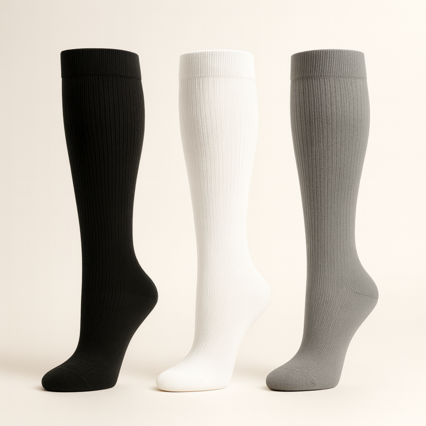 3-PACK COMPRESSION SOCKS - ACHING FEET RELIEF