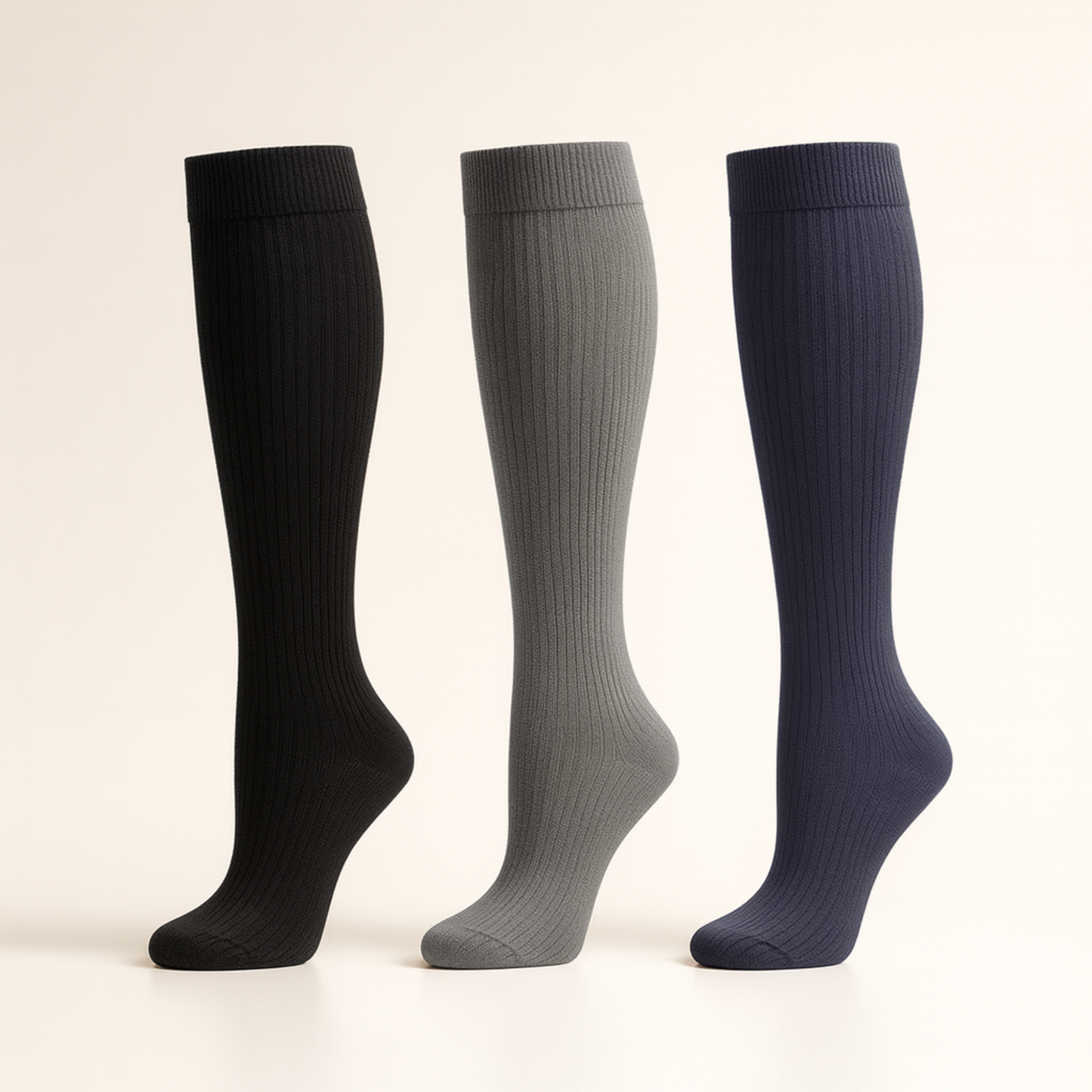 3-PACK COMPRESSION SOCKS - ACHING FEET RELIEF