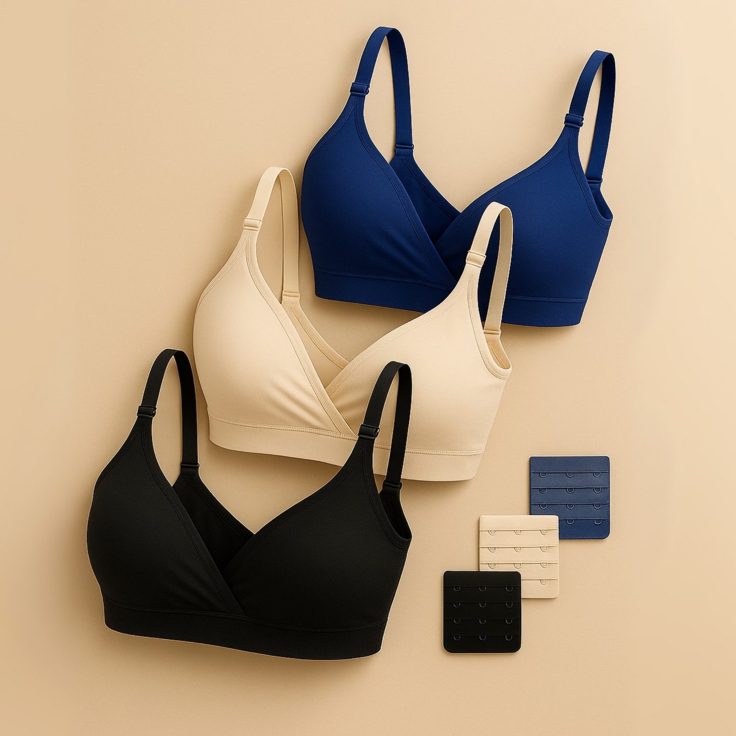 3-PACK MATERNITY BRA - POSTPARTUM NURSING