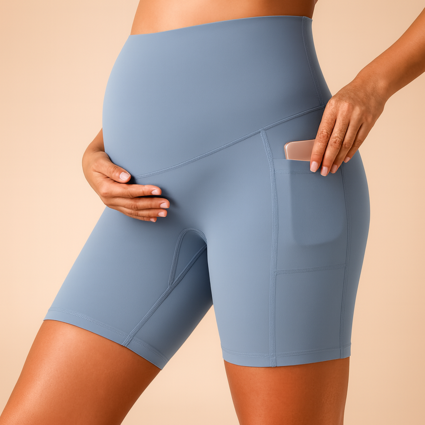 YOGA SHORTS - MATERNITY AND POSTPARTUM