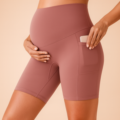 YOGA SHORTS - MATERNITY AND POSTPARTUM