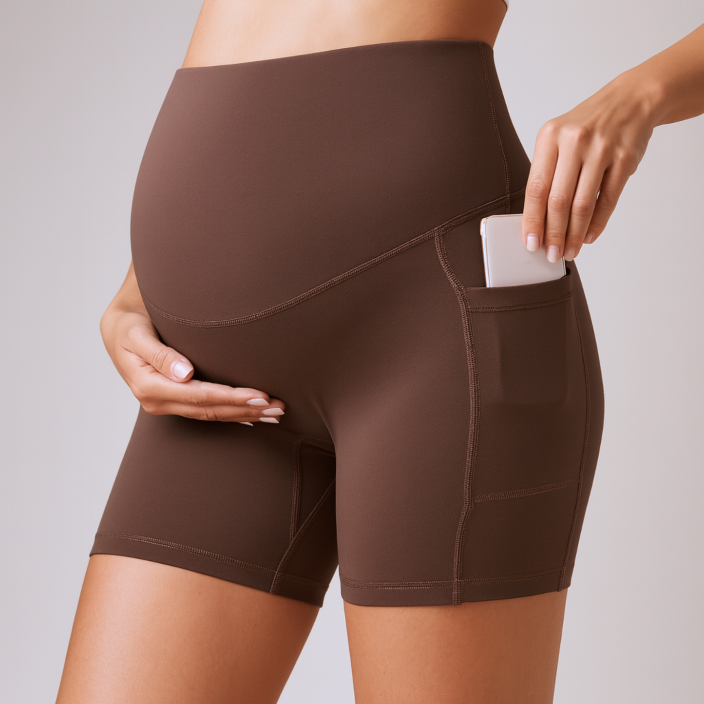 YOGA SHORTS - MATERNITY AND POSTPARTUM