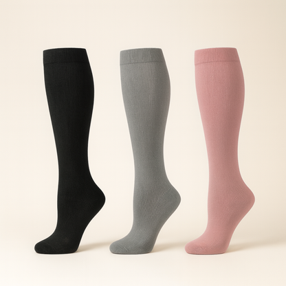 3-PACK COMPRESSION SOCKS - ACHING FEET RELIEF