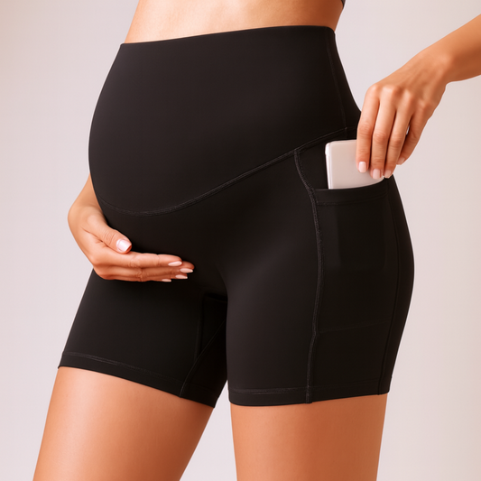YOGA SHORTS - MATERNITY AND POSTPARTUM