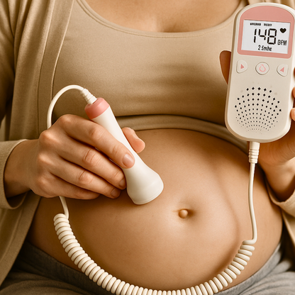 FETAL HEART RATE MONITOR - HEAR BABY HEARTBEAT AT HOME