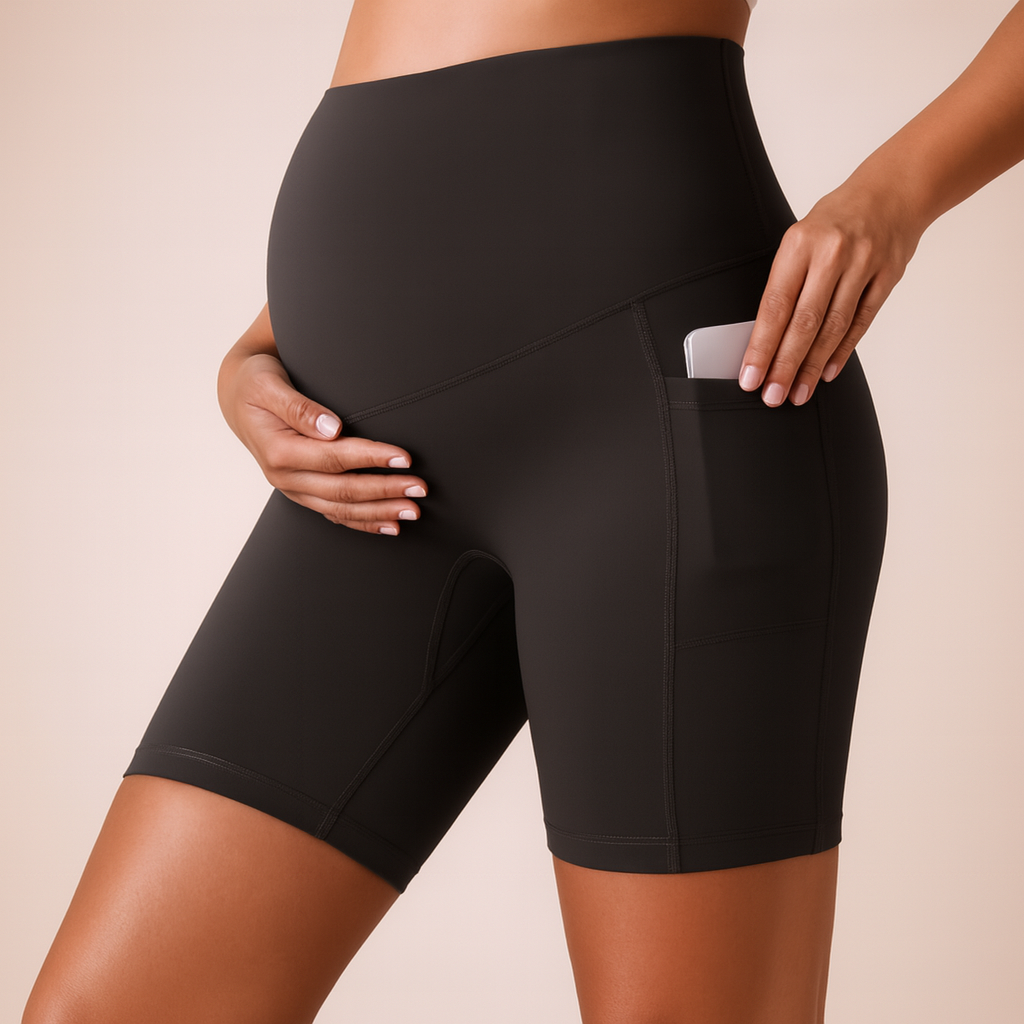 YOGA SHORTS - MATERNITY AND POSTPARTUM