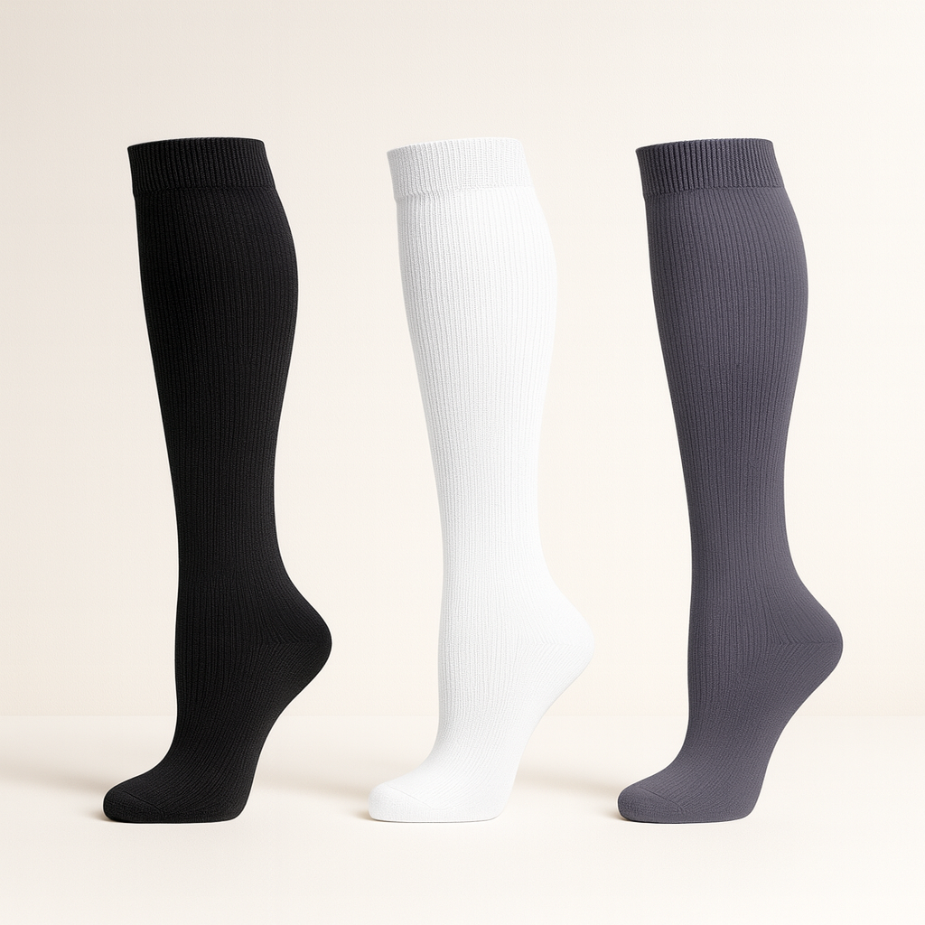 3-PACK COMPRESSION SOCKS - ACHING FEET RELIEF