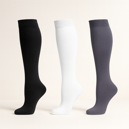 3-PACK COMPRESSION SOCKS - ACHING FEET RELIEF