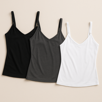 3-PACK TANK TOPS - EASY ACCESS NURSING