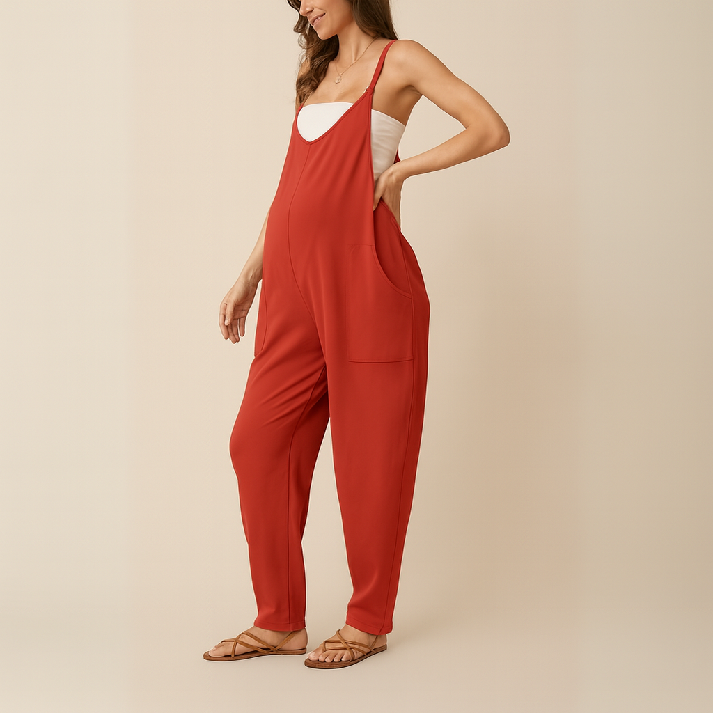 OVERSIZED JUMPSUIT - MATERNITY AND POSTPARTUM