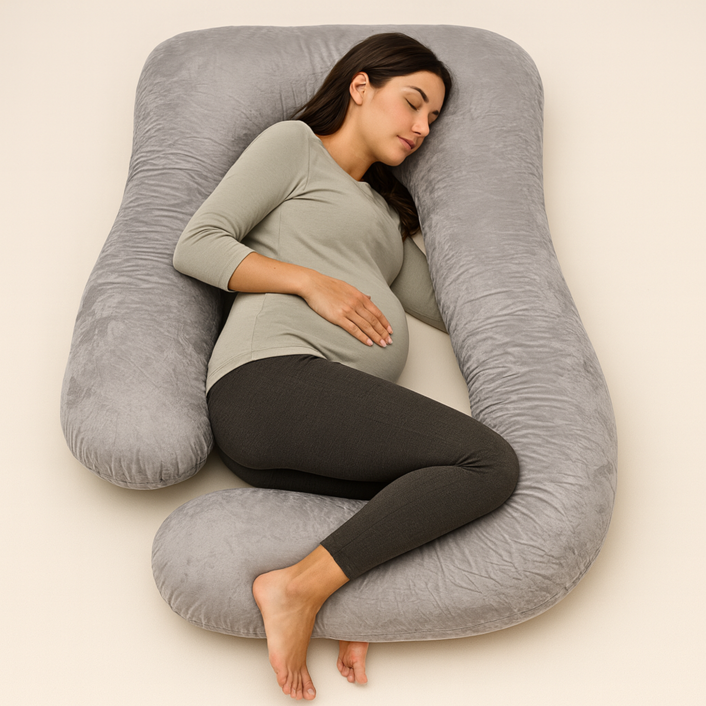 COOLING U-SHAPE PREGNANCY PILLOW